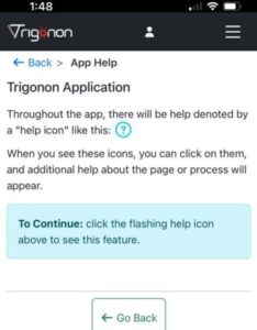 screenshot of training icon in software that allows employees to learn and be reminded of important steps to measure a pool