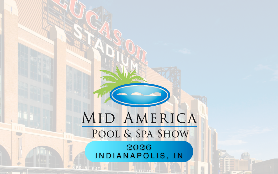 2026 Mid America Pool & Spa Show in Indianapolis, IN announcing Trigonon will be exhibiting